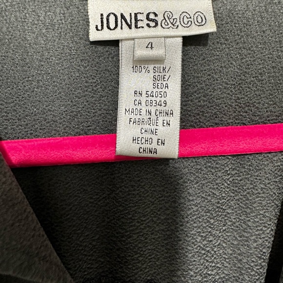 Grey Silk Jumpsuit - Picture 6 of 7